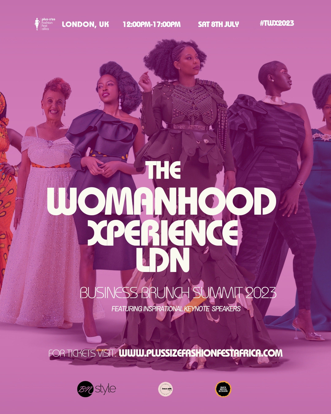 London is Gearing up for The Womanhood Xperience-Business Brunch Summit by Plus Size Fashion Fest Africa